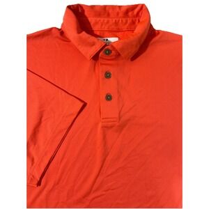 Grand Slam Air Flow Men's Med Polo Shirt Short Sleeve Golf Performance Orange